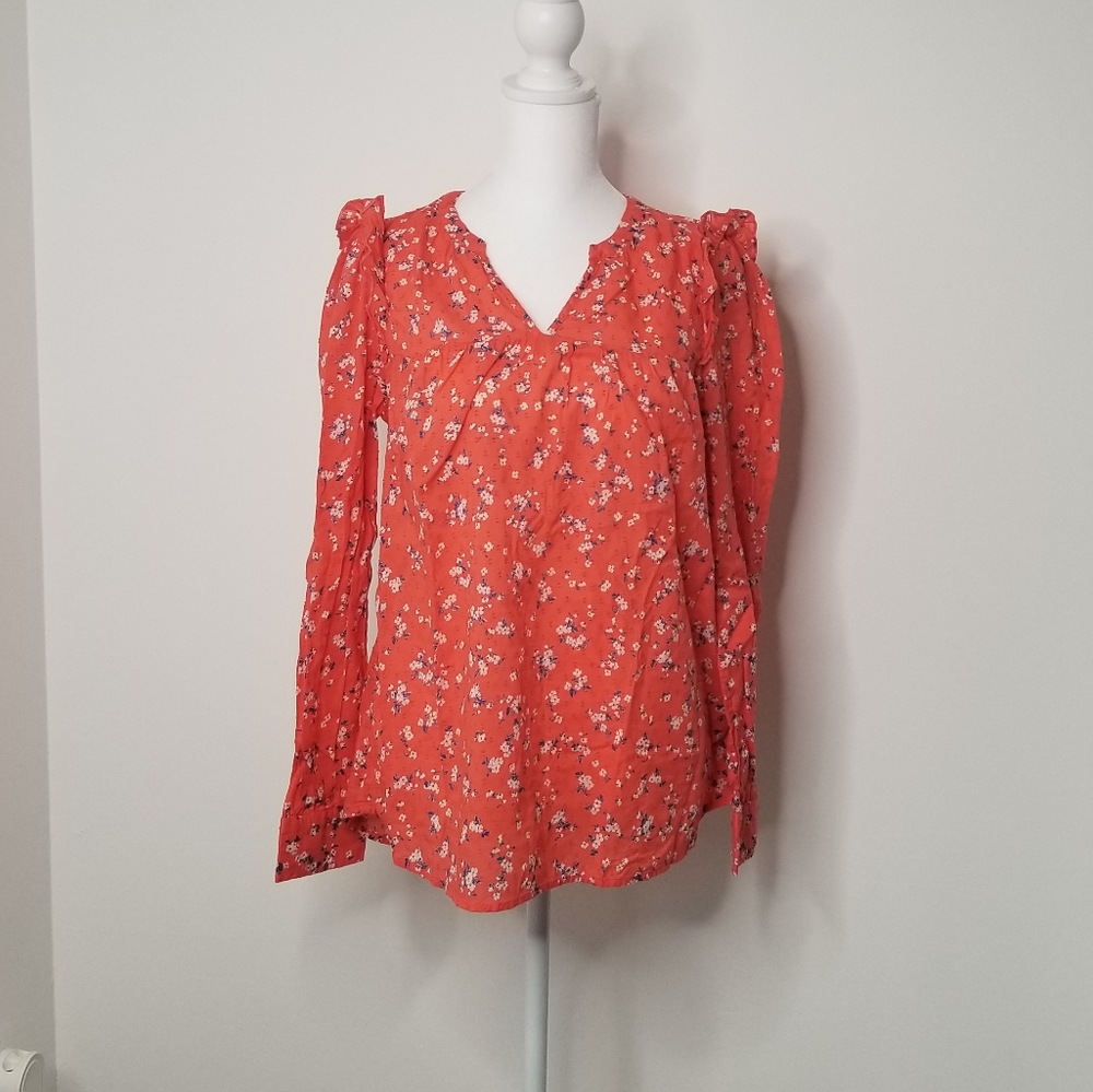Gap Floral Long Sleeve Top